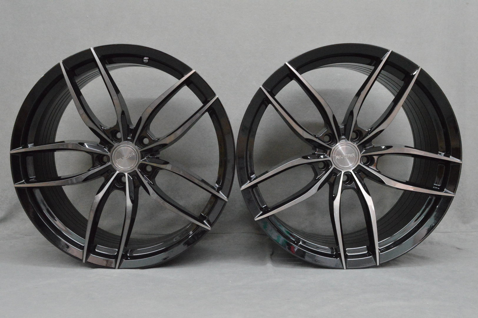 Riviera RV195 19" 8,5J ET45 5x112 Black Polished Dark Tint - obrazek 2