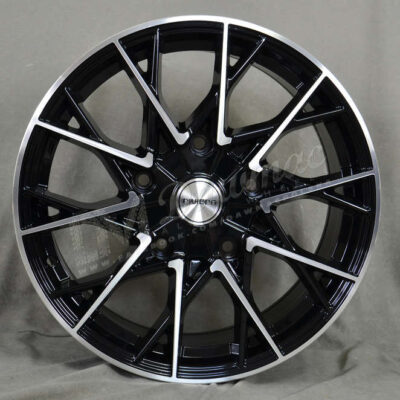 Riviera RV197 18" 8J ET50 5x160 Black Polished