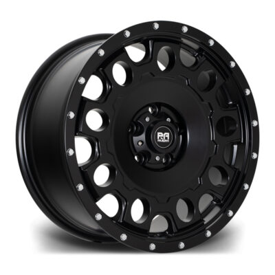 Riviera RXS2 18" 8,5J ET35 5x120 Satin Black Chrome Rivets