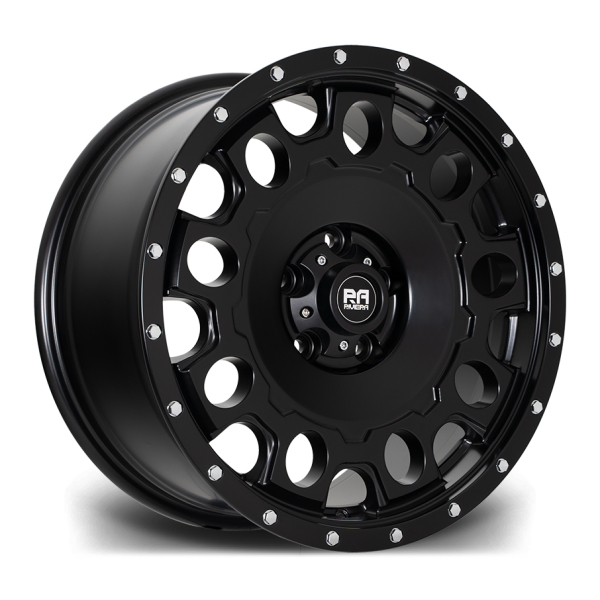 Riviera RXS2 18" 8,5J ET35 5x120 Satin Black Chrome Rivets