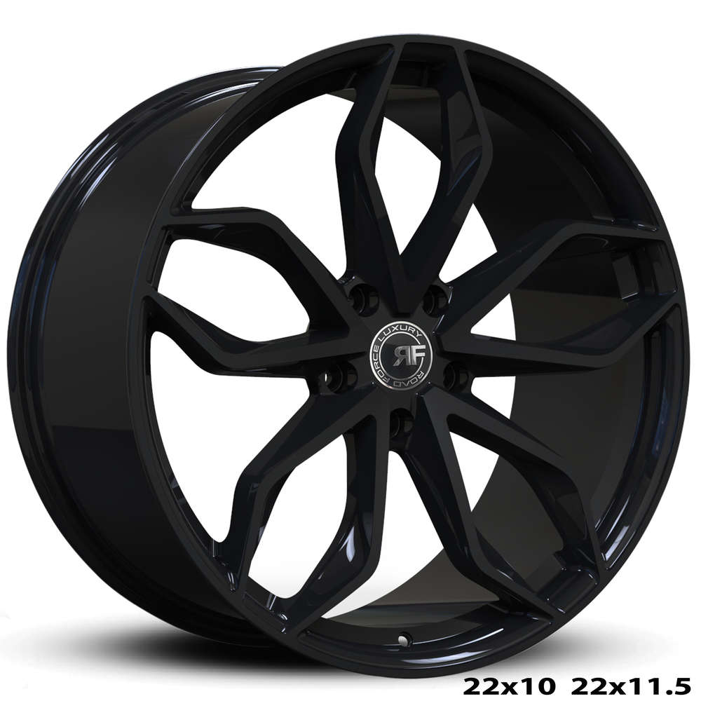 Road Force RF17 22" 10J ET38 5x120 Gloss Black