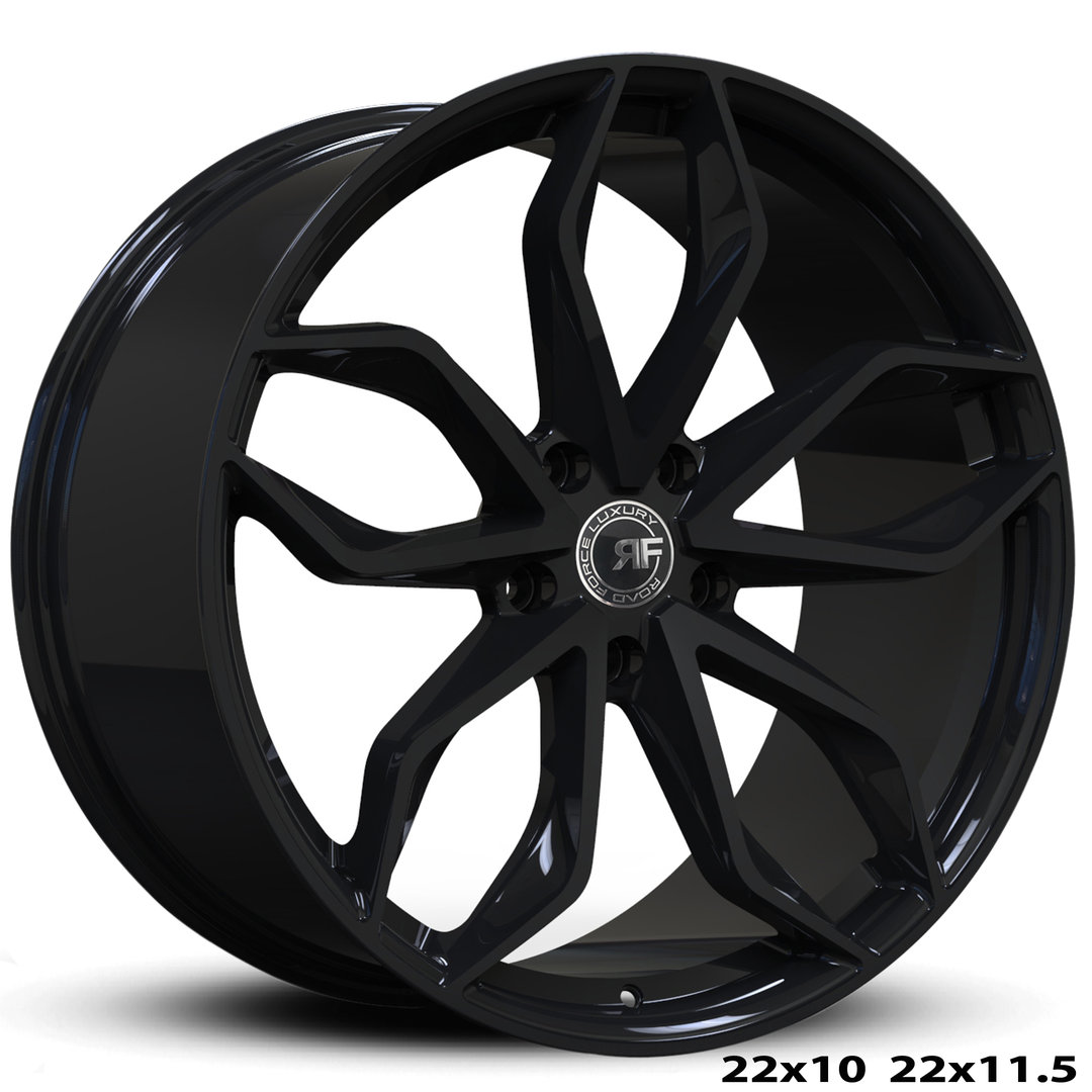 Road Force RF17 22" 11,5J ET30 5x120 Gloss Black - obrazek 2
