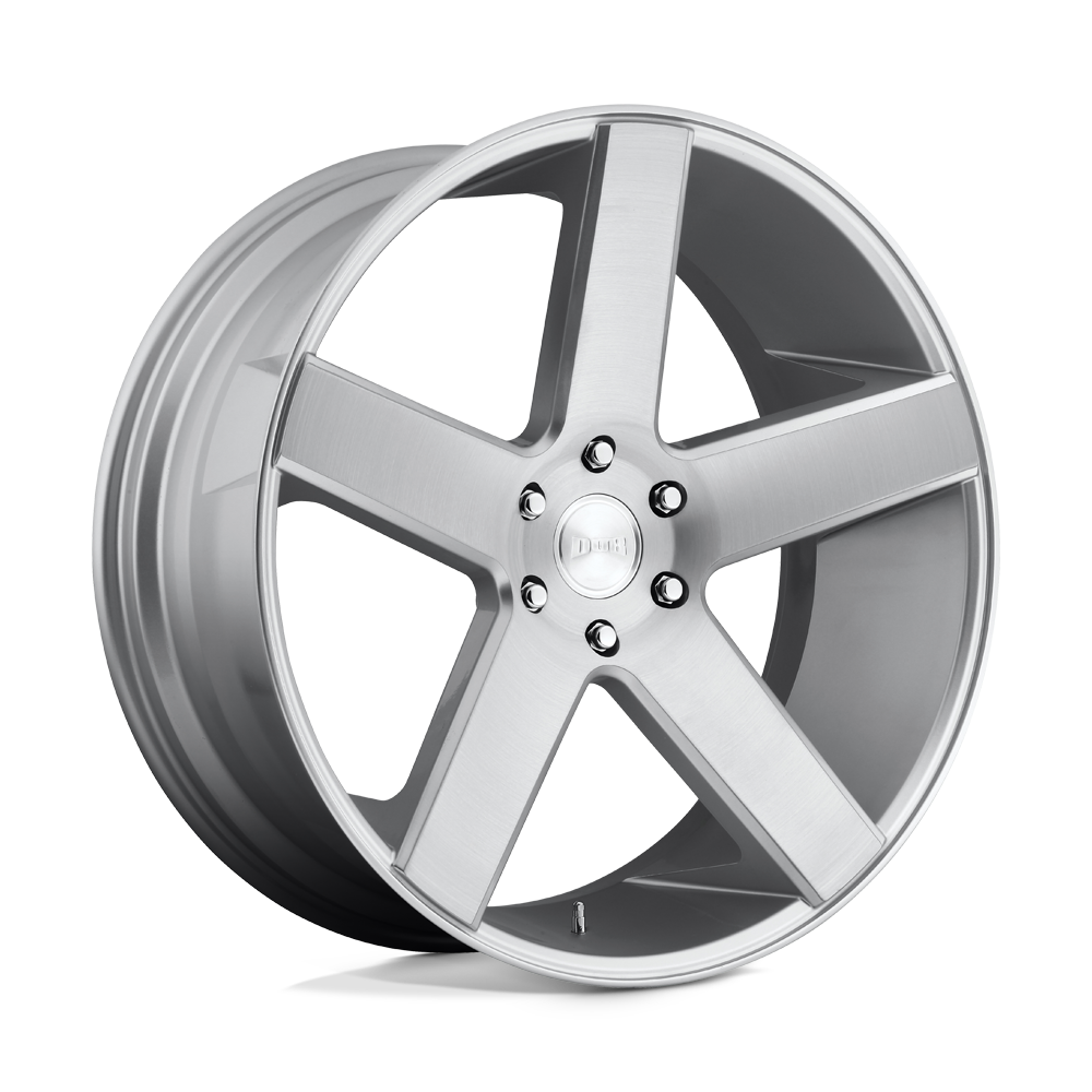 DUB 1PC 24" 10J ET30 6x139,7 Gloss Silver Brushed - obrazek 2