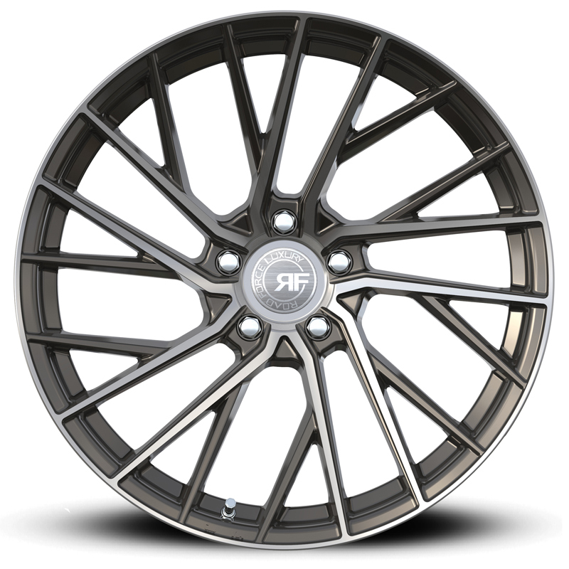 Road Force RFF2 20" 9J ET15 BLANK Machined Gunmetal Tinted Clear - obrazek 3