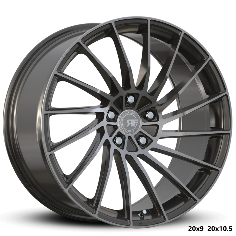 Road Force RFF3 20" 10,5J ET20 BLANK Machined Gunmetal Tinted Clear