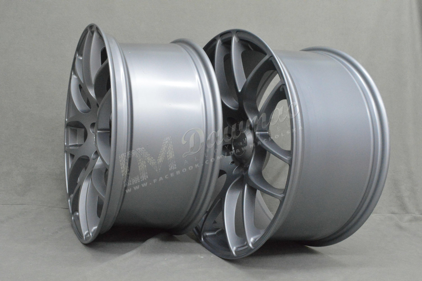 Romac Radium 19" 8,5J ET45 + 9,5J ET45 5x112 Matt Carbon - obrazek 4