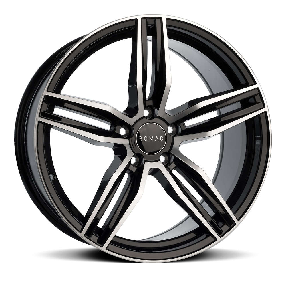 Romac Venom 18" 8J ET45 5x112 Gloss Black Polished Face