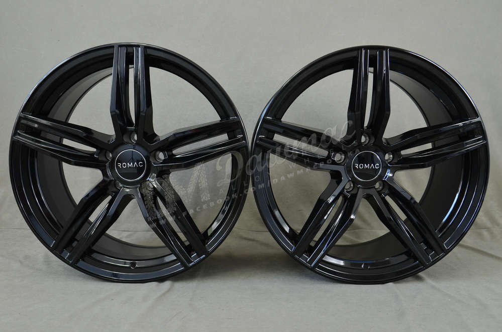 Romac Venom 19" 8,5J ET35 + 9,5J ET38 5x120 Gloss Black