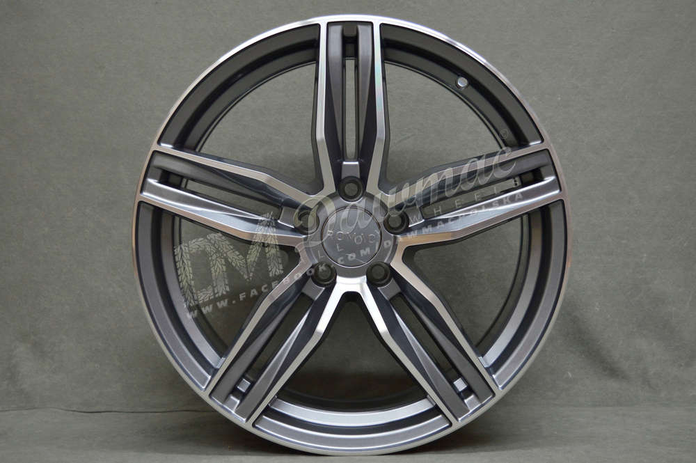 Romac Venom 20" 8.5J ET45 5x108 Grey Polished Face