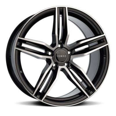 Romac Venom 20" 8.5J ET52 5x160 Gloss Black Polished Face