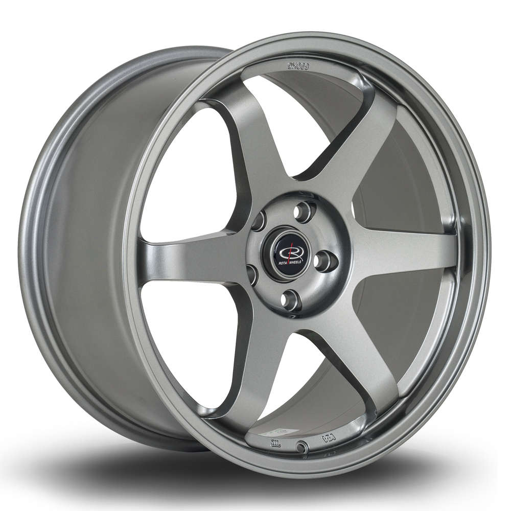 Rota Grid 19" 9.5J ET38 + 10.5J ET20 5x114.3 Steelgrey