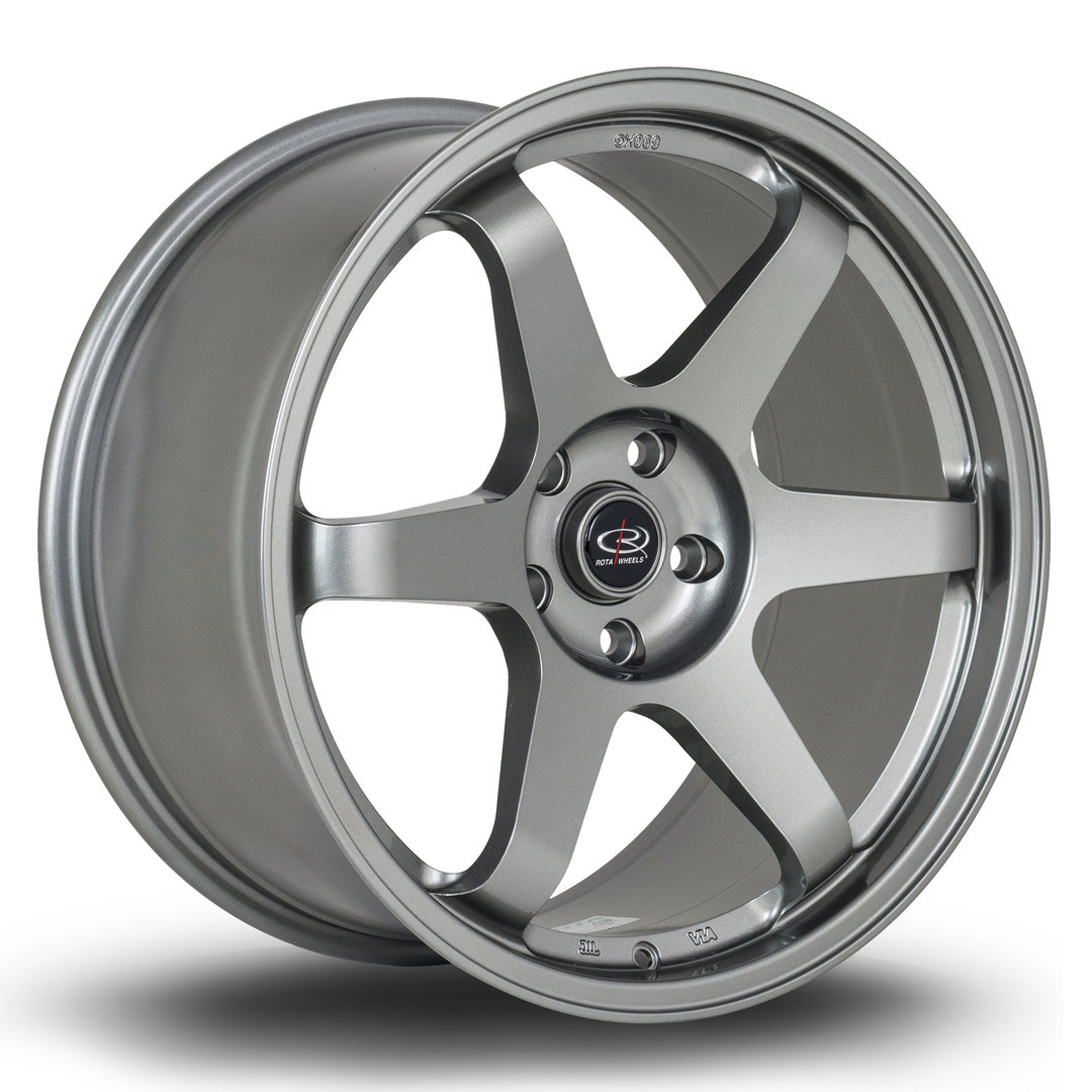 Rota Grid 19" 9.5J ET38 + 10.5J ET20 5x114.3 Steelgrey - obrazek 2