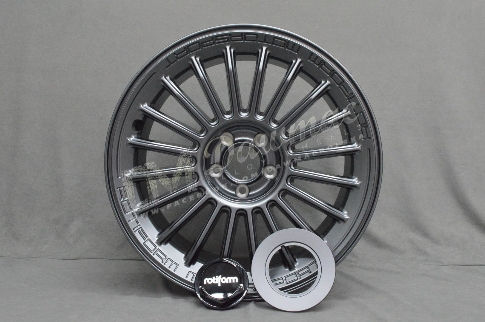 Rotiform BUC-M 19" 8.5J ET45 5x100/5x112 Matte Anthracite - obrazek 3