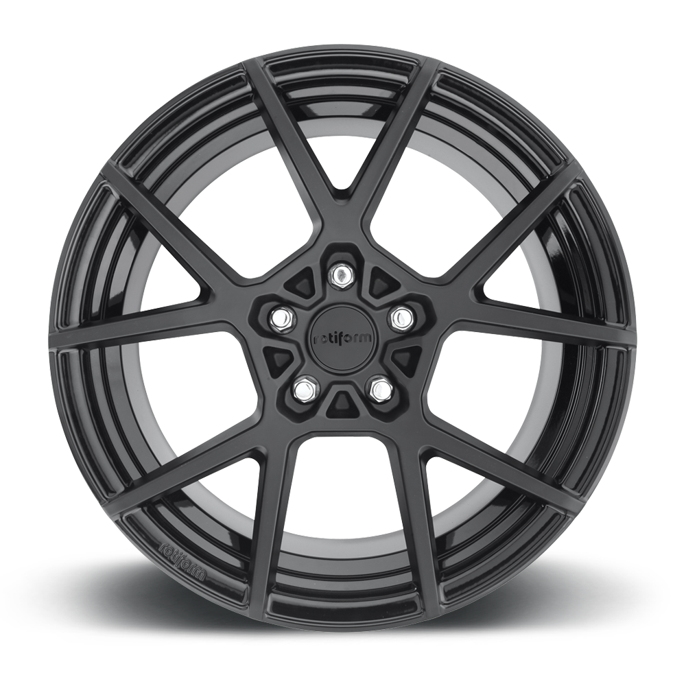 Rotiform KPS 19" 8.5J ET45 5x112 Matte Black Face w/ Gloss Black - obrazek 5