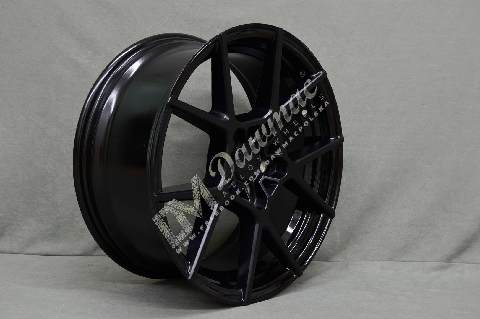 Rotiform KPS 20" 8.5J ET35 5x114.3 Matte Black Face w/ Gloss Black - obrazek 5