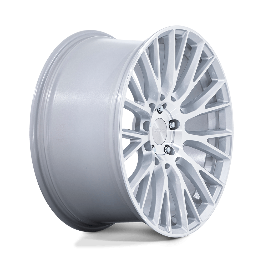 Rotiform LSE 20" 10J ET35 5x112 Gloss Silver w/Machined Face - obrazek 4