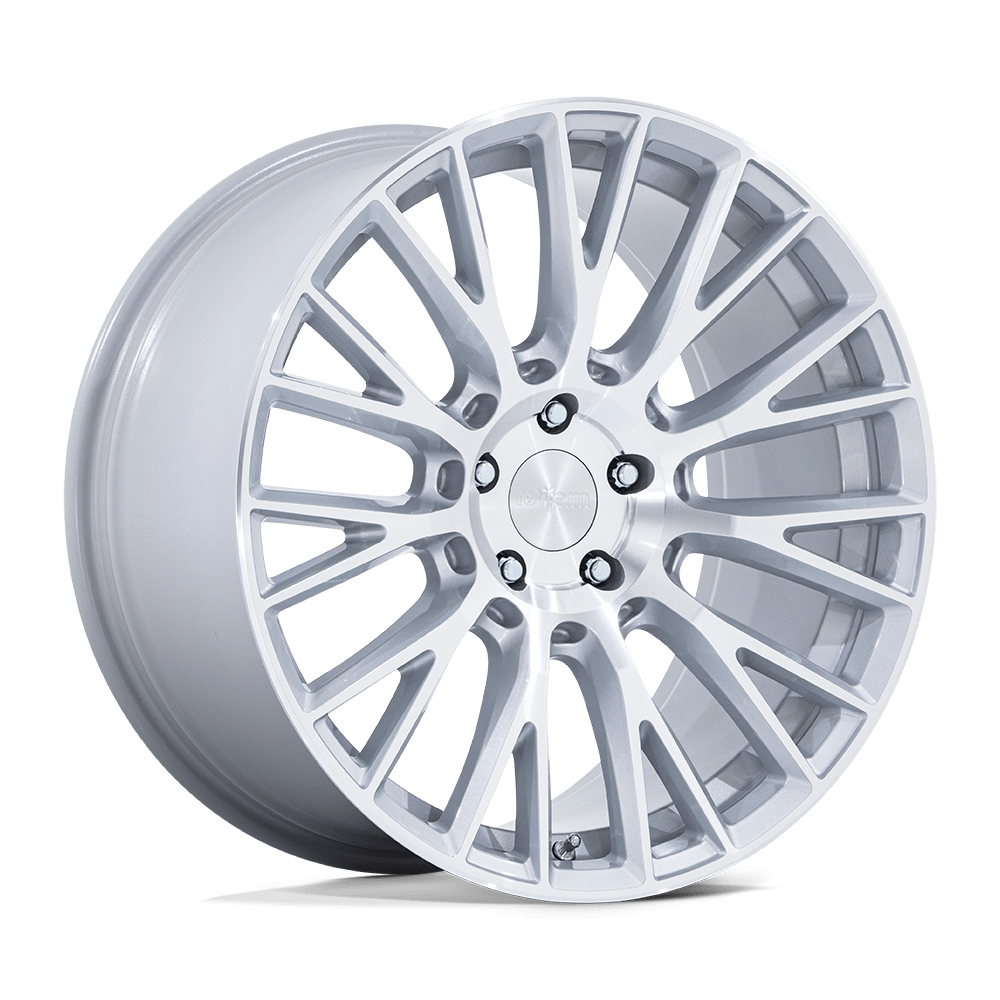 Rotiform LSE 20" 8.5J ET20 5x112 Gloss Silver w/Machined Face - obrazek 2
