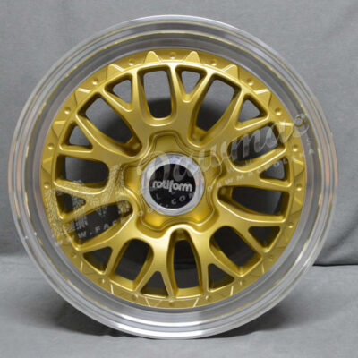 Rotiform LSR 18" 8.5J ET45 5x112 Gold Machined Lip