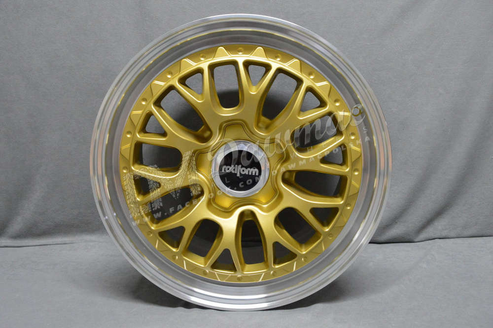 Rotiform LSR 19" 8.5J ET45 5x112 Gold Machined Lip