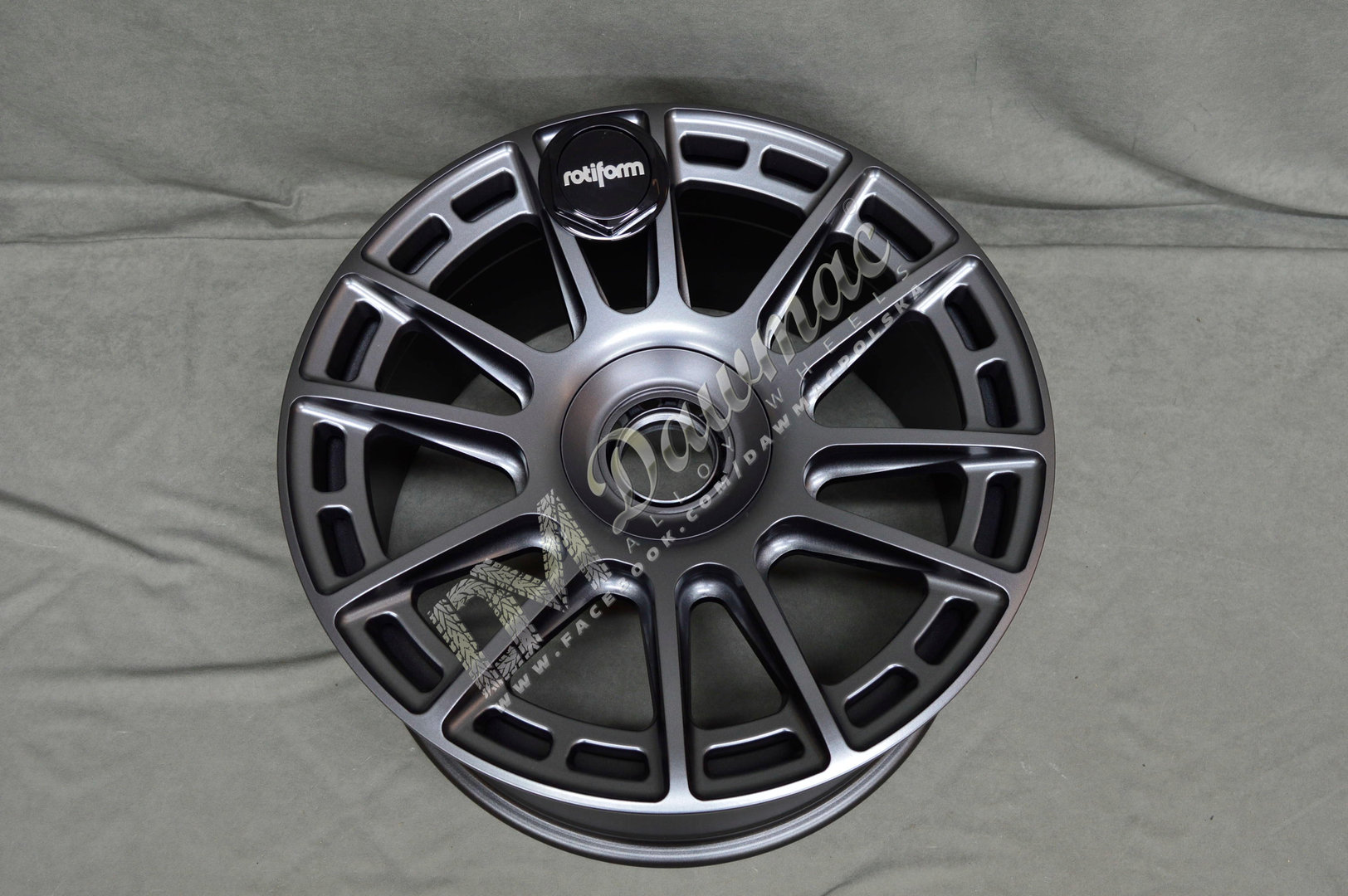 Rotiform OZR 20" 9J ET38 + 10.5J ET40 5x112/5x120 Matte Anthracite - obrazek 5