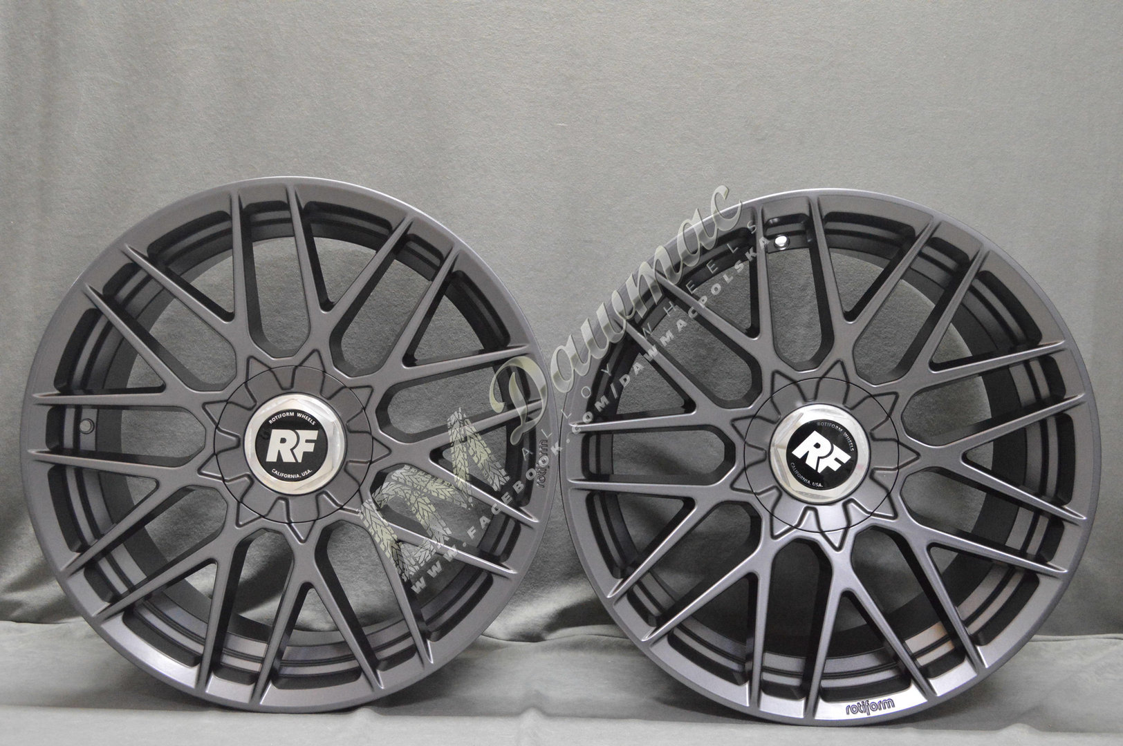 Rotiform RSE 19" 8.5J ET45 5x100/5x112 Matte Anthracite - obrazek 2