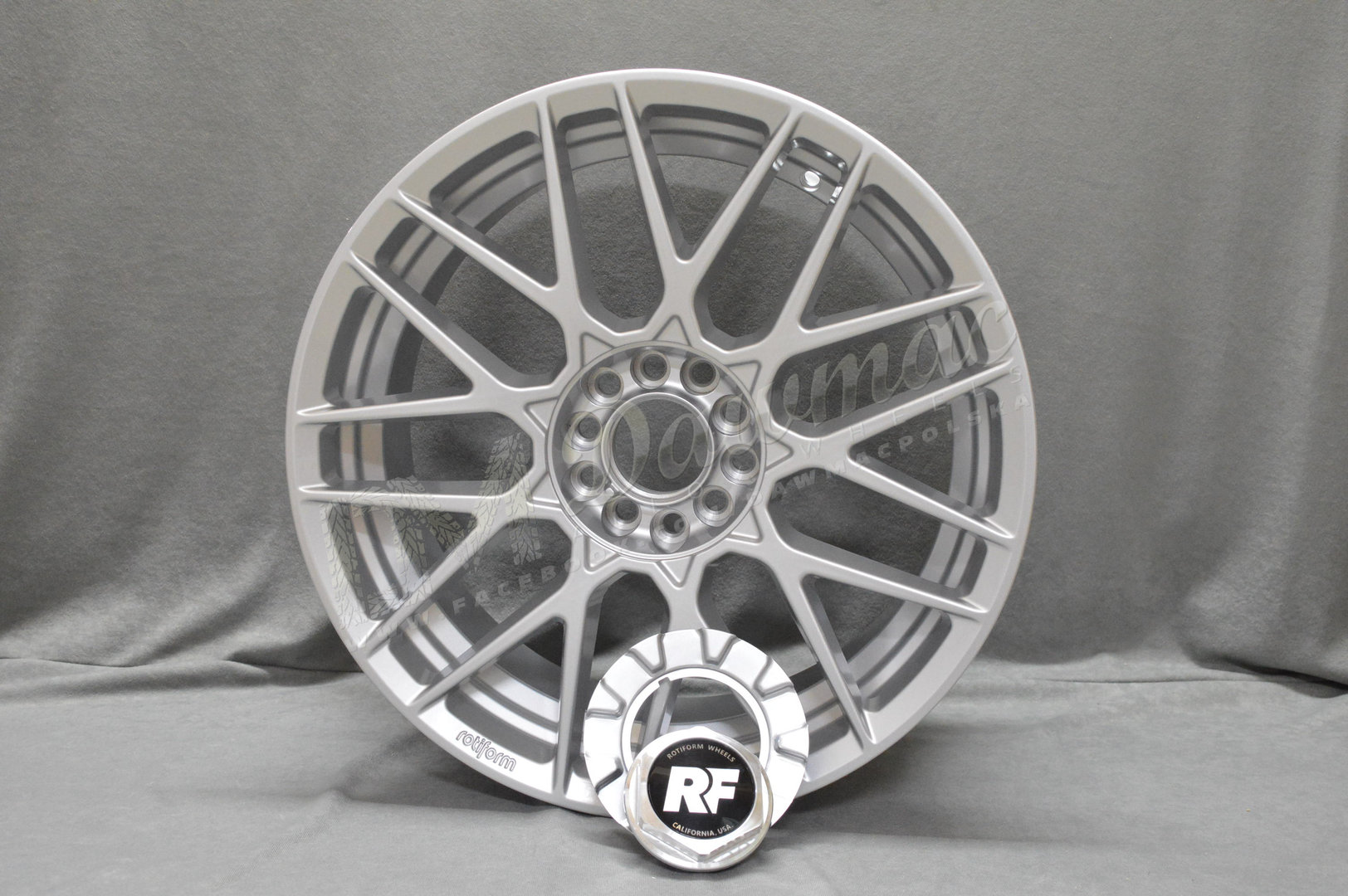 Rotiform RSE 20" 8.5J ET35 + 10J ET40 5x112/5x120 Silver - obrazek 3