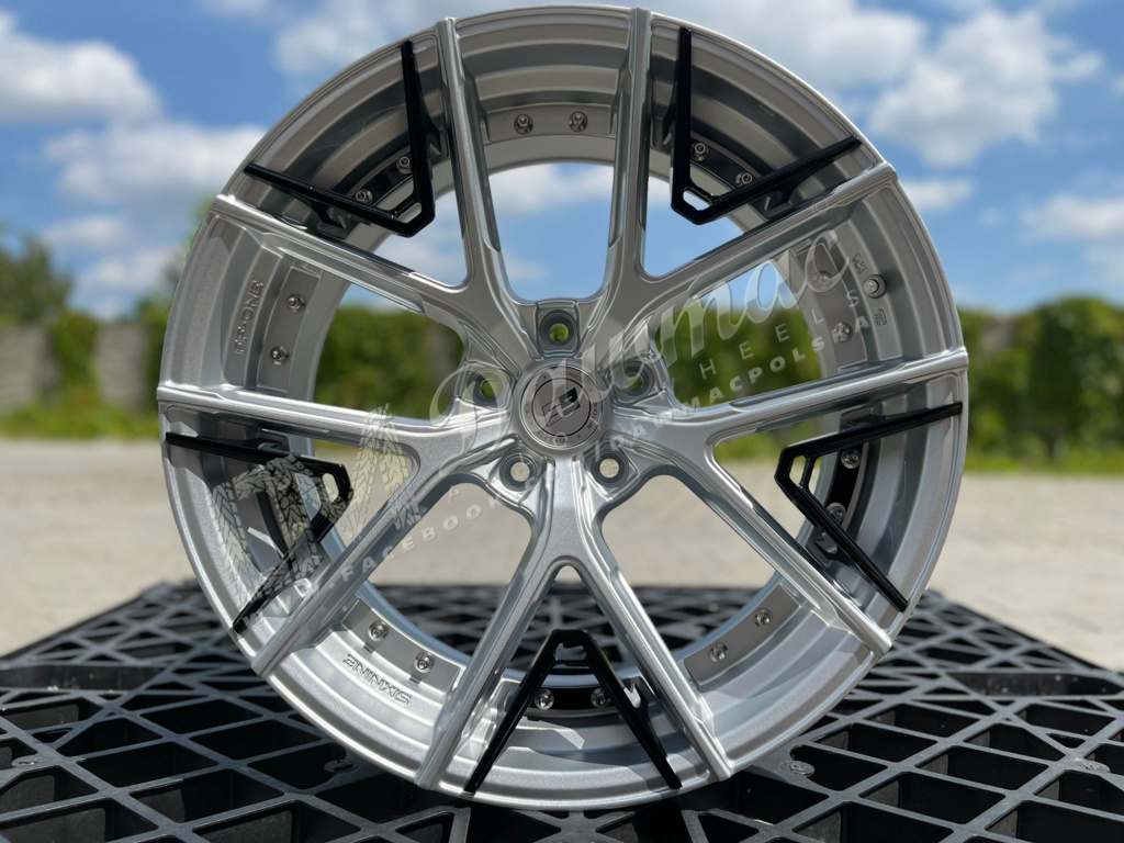 SIXNINE WHEELS FF-ONE 20" 10,5J ET35 5x120 Hyper Silver - obrazek 16