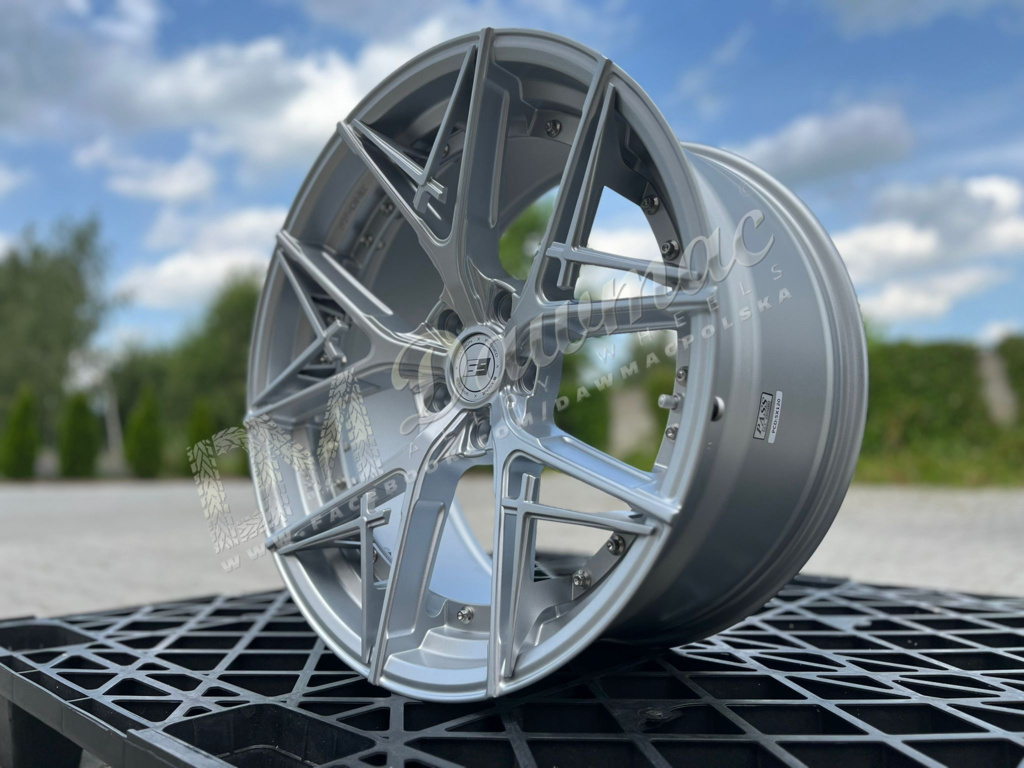 SIXNINE WHEELS FF-ONE 20" 8,5J ET28 + 10J ET40 5x112 Hyper Silver - obrazek 11