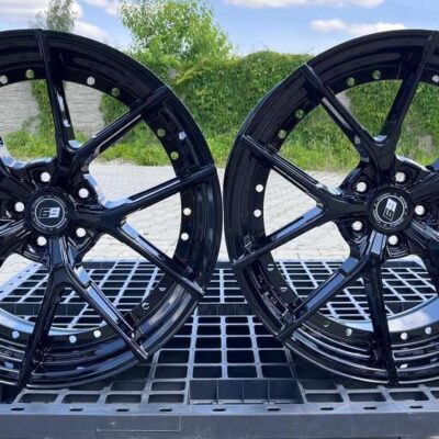 SIXNINE WHEELS FF-ONE 20" 9J ET42 + 10J ET40 5x120 Glossy Black
