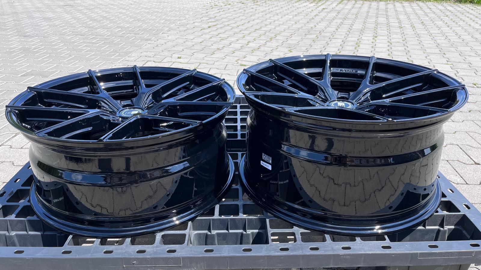 SIXNINE WHEELS FF-ONE 20" 9J ET42 + 10J ET40 5x120 Glossy Black - obrazek 6