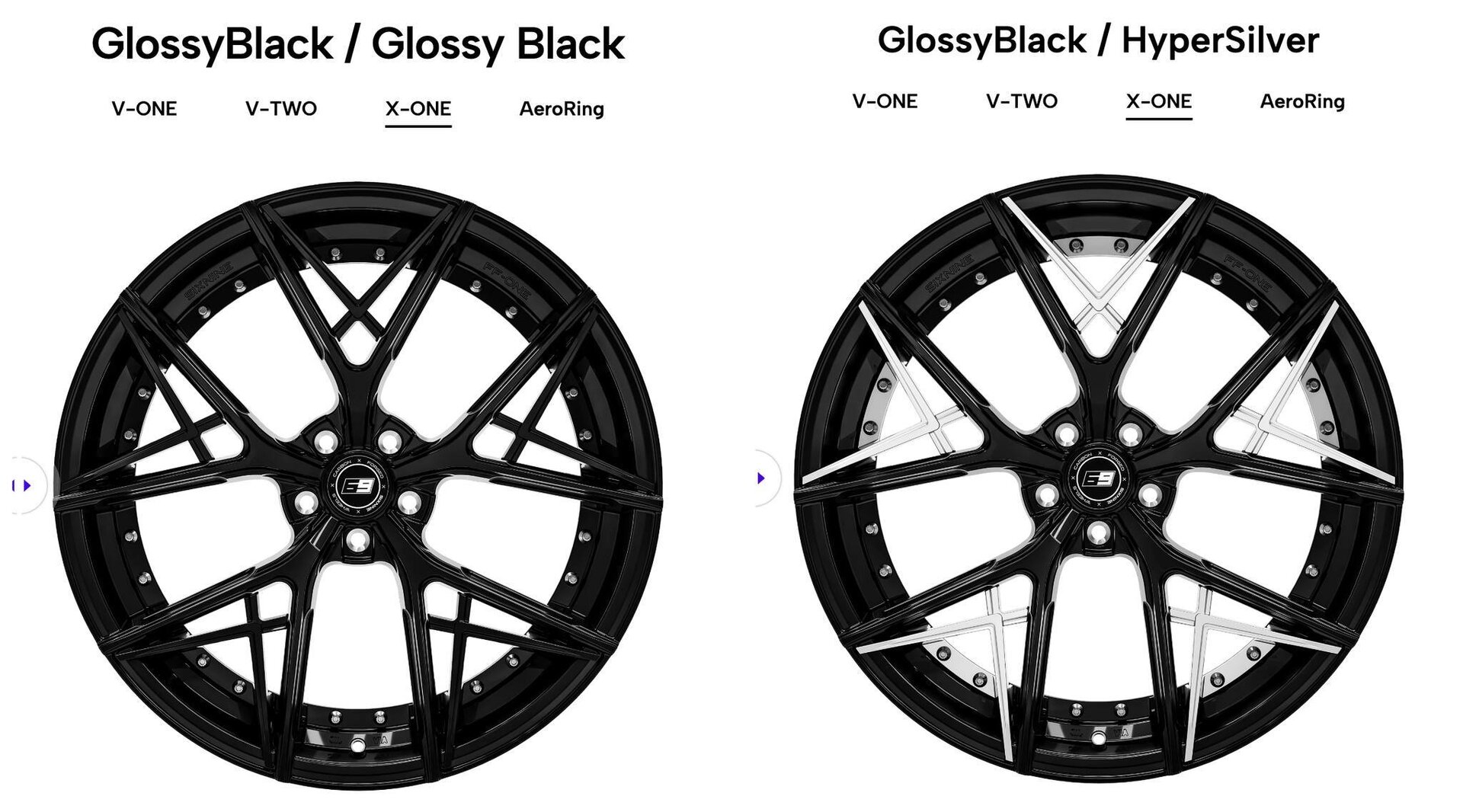 SIXNINE WHEELS FF-ONE 21" 11,5J ET17 5x112 Glossy Black - obrazek 6