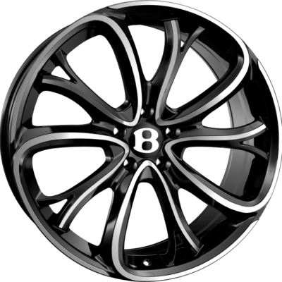 SSR Wheels SSR III 22" 11J ET20 5x130 Black Polished
