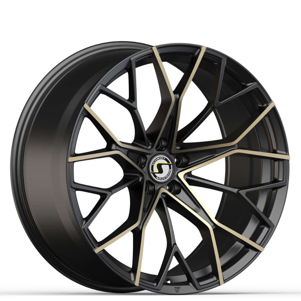 Schmidt Kyan 21" 11,5J ET15 5x112 Satin Black w/Bronze Deep Concave
