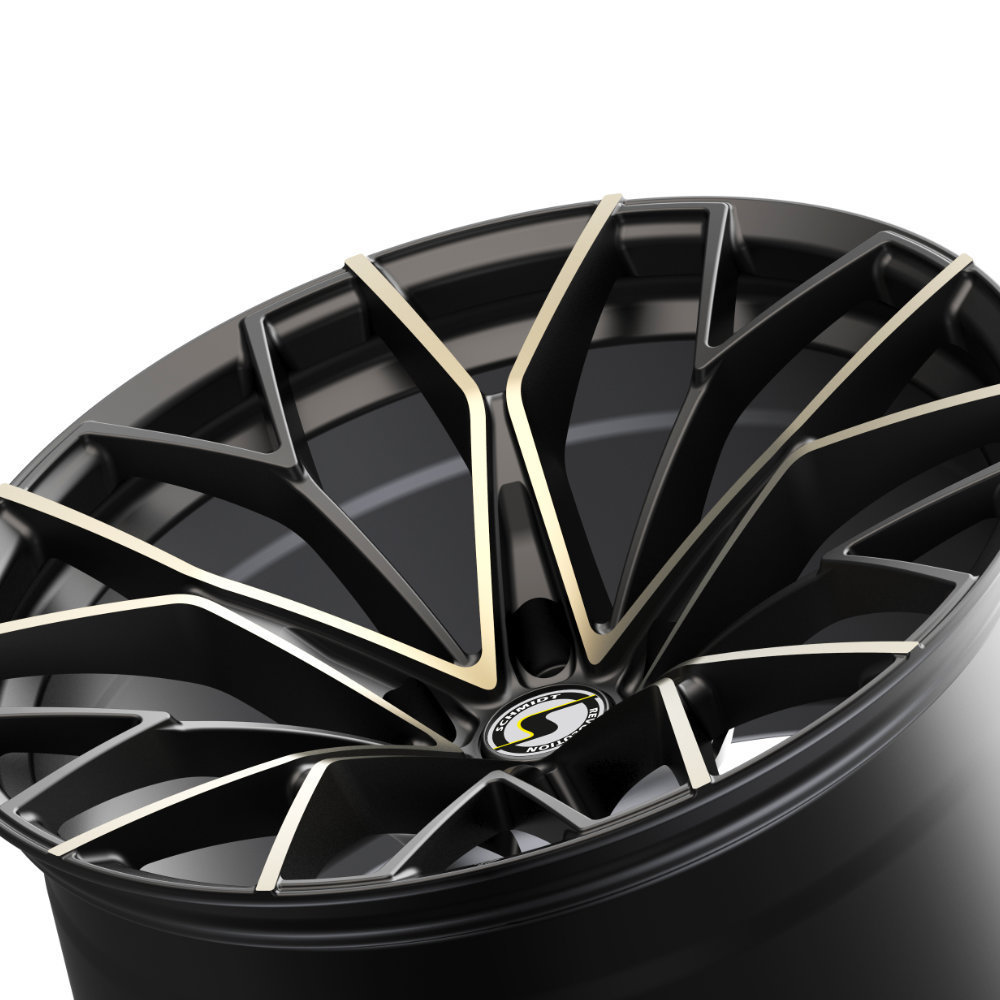 Schmidt Kyan 21" 11,5J ET15 5x112 Satin Black w/Bronze Deep Concave - obrazek 4