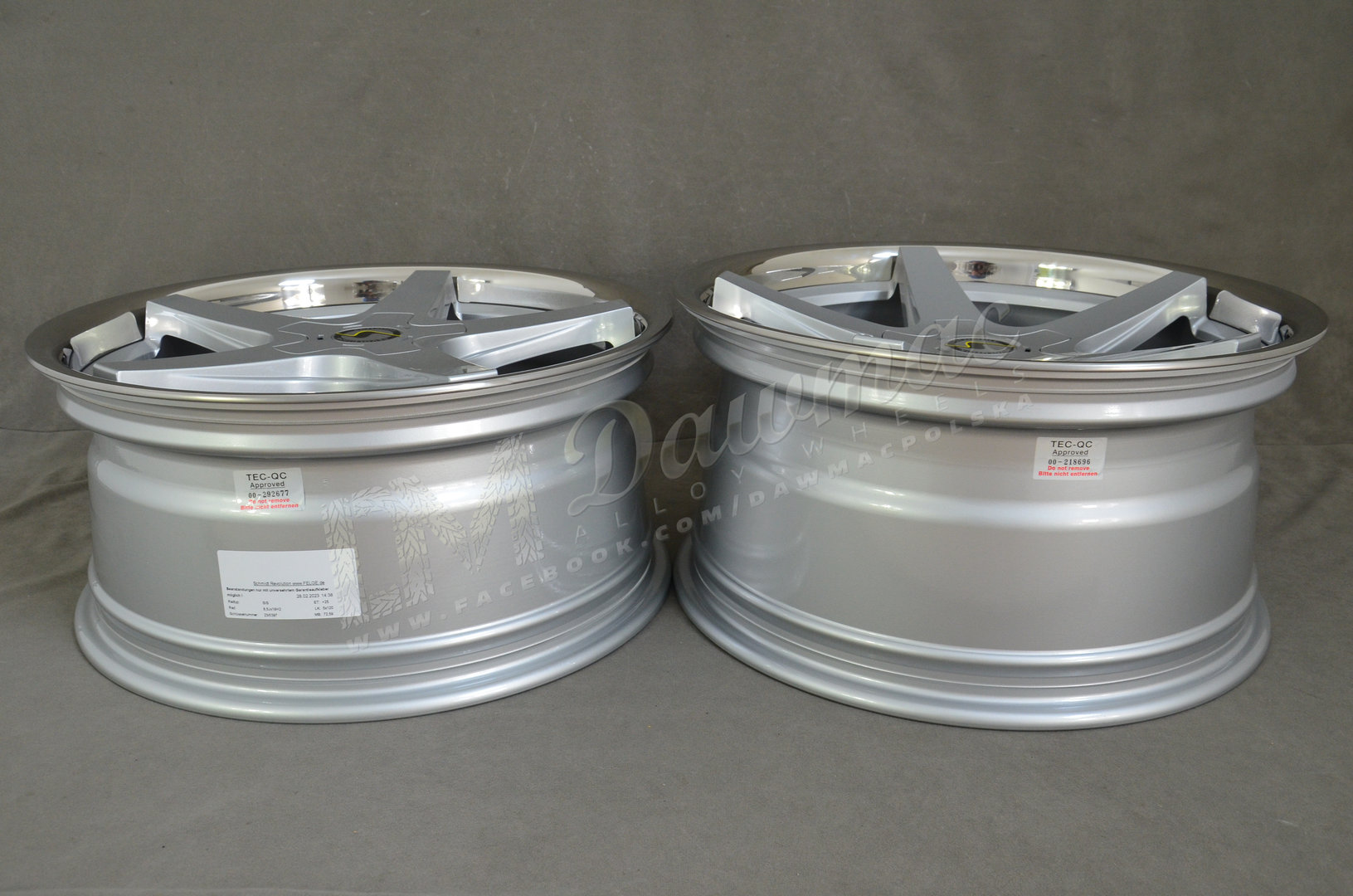 Schmidt XS5 19" 8,5J ET15-ET45 BLANK Silver - obrazek 8