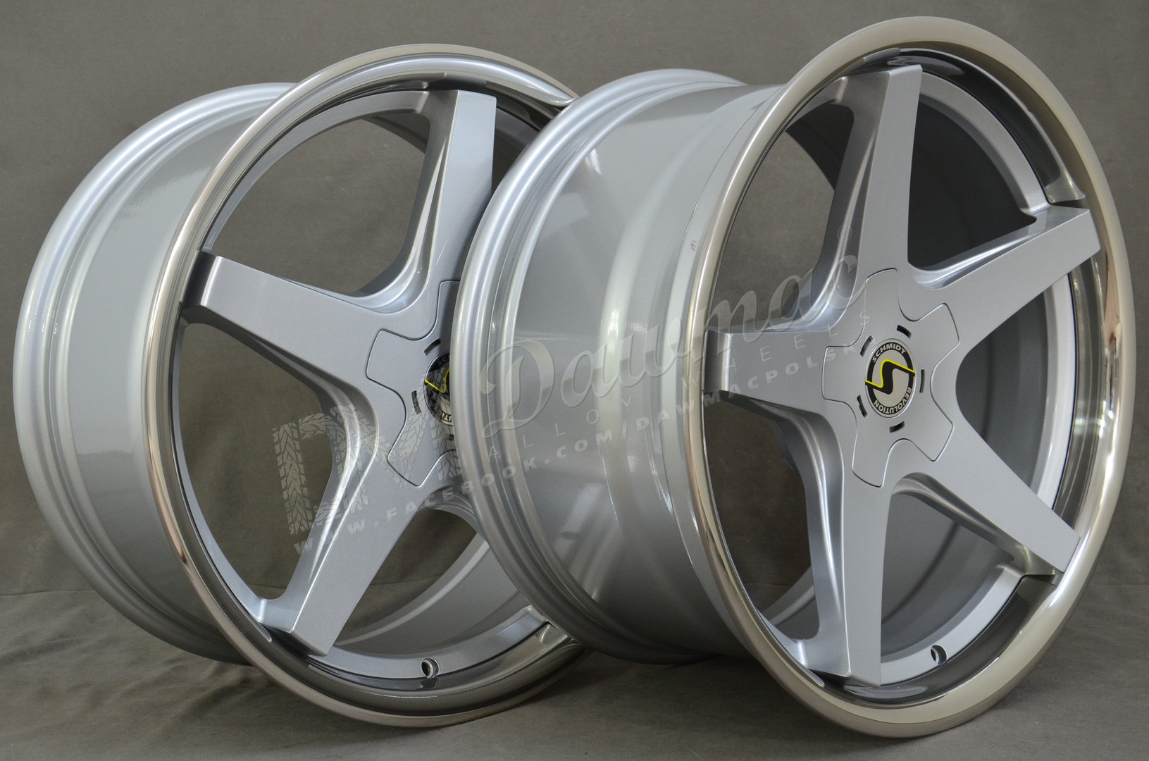 Schmidt XS5 20" 8,5J ET15-ET45 + 10,5J ET10-ET40 BLANK Silver - obrazek 4