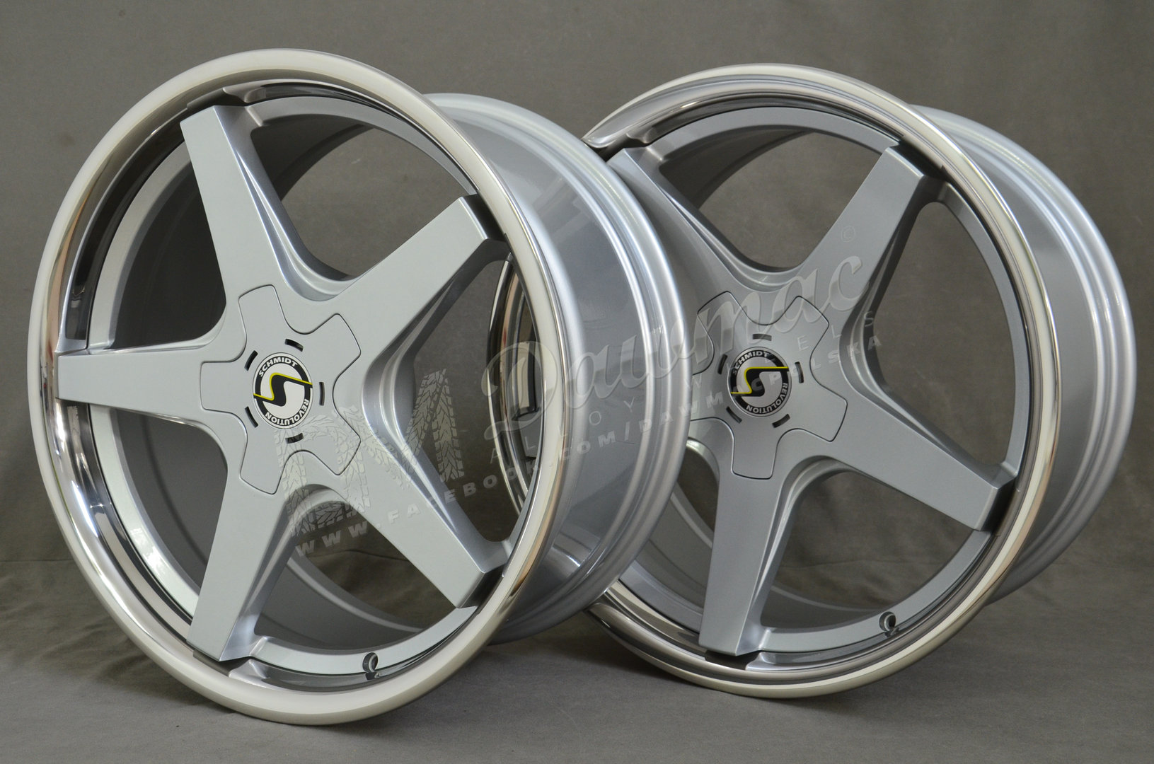 Schmidt XS5 20" 8,5J ET15-ET45 + 10,5J ET10-ET40 BLANK Silver - obrazek 5