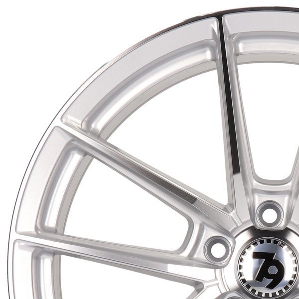 Seventy9 SCF-A 18" 8J ET35 + 9J ET40 5x120 Silver Front Polished - obrazek 8