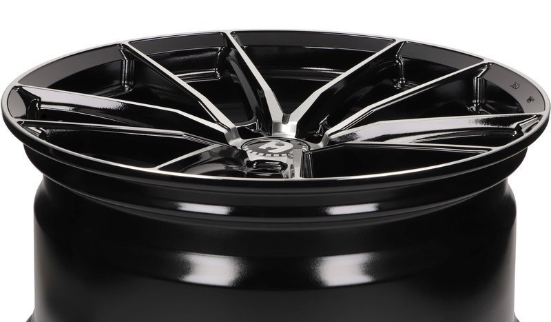 Seventy9 SCF-A 19" 8,5J ET33 + 9,5J ET38 5x120 Black Front Polished - obrazek 7