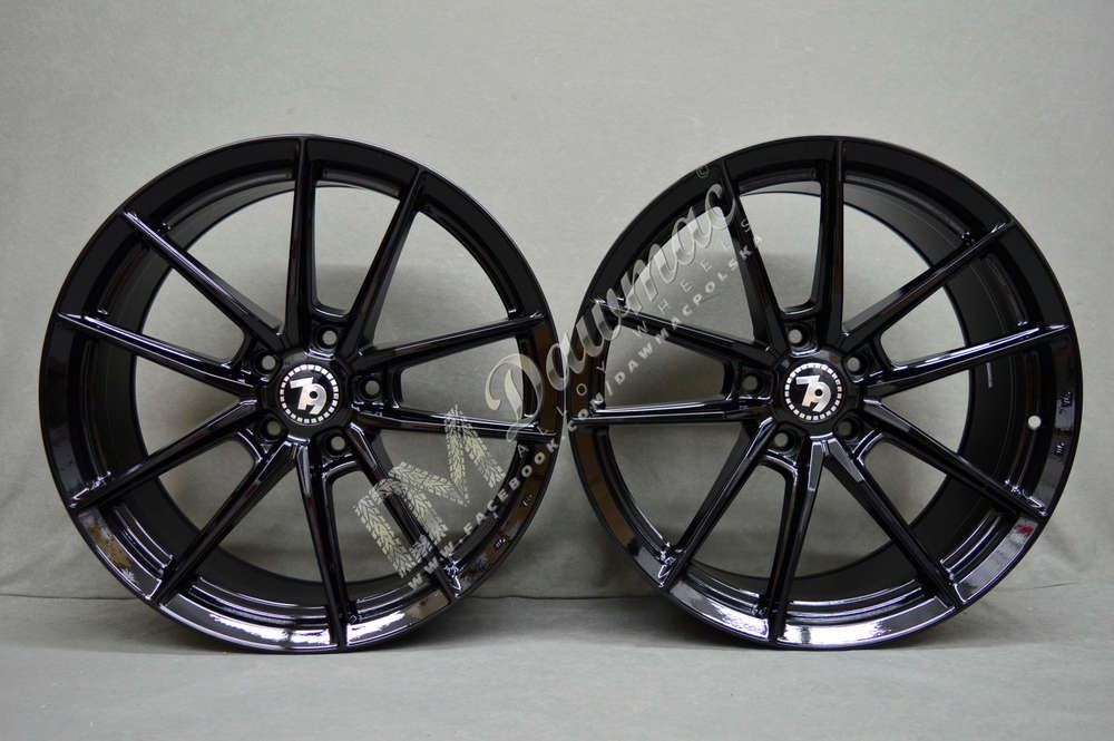 Seventy9 SCF-A 19" 8,5J ET33 + 9,5J ET38 5x120 Black Glossy