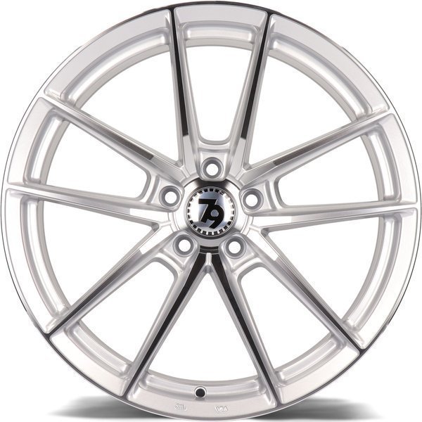 Seventy9 SCF-A 19" 8,5J ET33 + 9,5J ET38 5x120 Silver Front Polished - obrazek 3