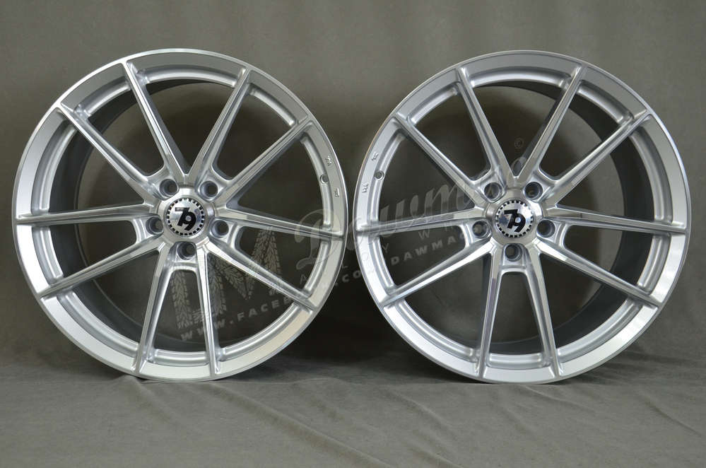 Seventy9 SCF-A 19" 8,5J ET35 + 9,5J ET38 5x112 Silver Front Polished