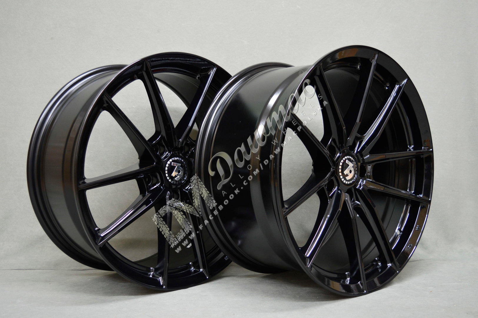 Seventy9 SCF-A 19" 9,5J ET38 5x112 Black Glossy - obrazek 4