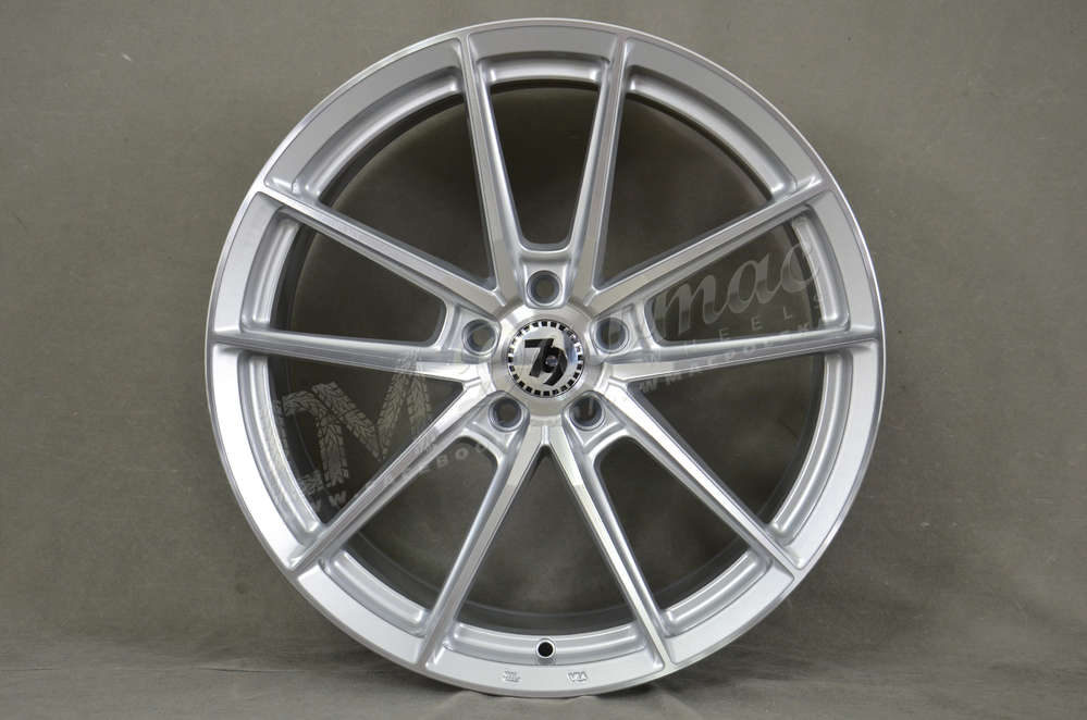 Seventy9 SCF-A 19" 9,5J ET38 5x112 Silver Front Polished