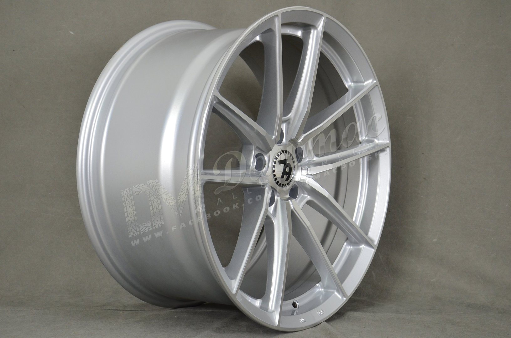 Seventy9 SCF-A 19" 9,5J ET38 5x112 Silver Front Polished - obrazek 3