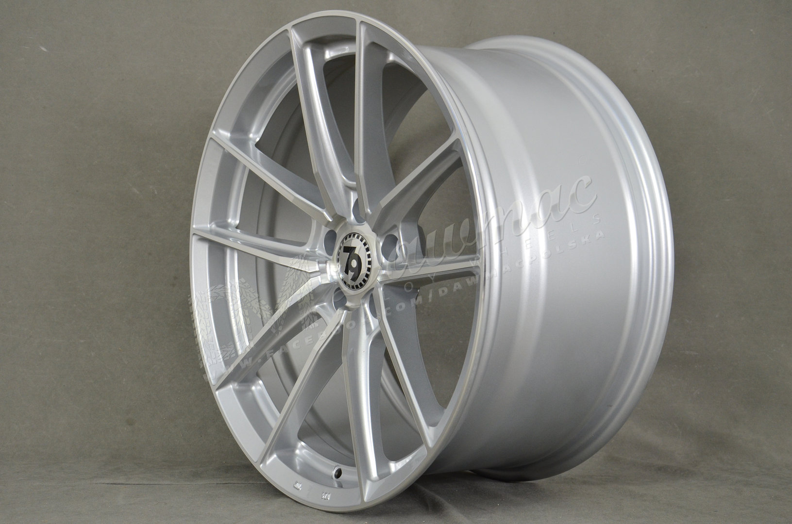 Seventy9 SCF-A 19" 9,5J ET38 5x112 Silver Front Polished - obrazek 4