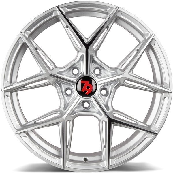 Seventy9 SCF-B 18" 8J ET35 + 9J ET40 5x112 Quartz Silver - obrazek 5