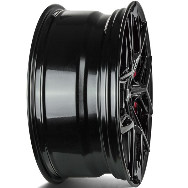 Seventy9 SCF-B 18" 9J ET40 5x112 Black Glossy Red Inner Lip - obrazek 7