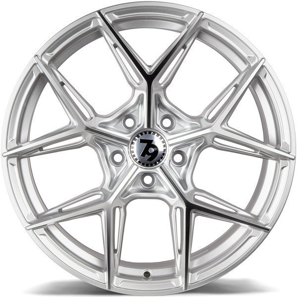 Seventy9 SCF-B 19" 8,5J ET30 5x120 Quartz Silver - obrazek 3
