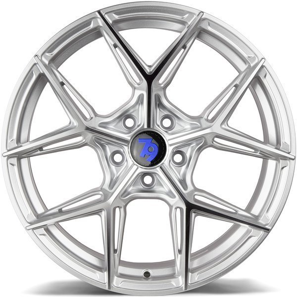 Seventy9 SCF-B 19" 8,5J ET30 5x120 Quartz Silver - obrazek 4